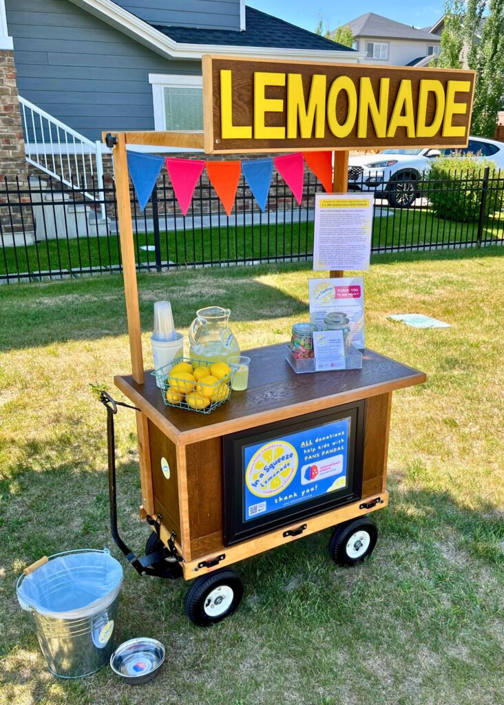 In a Squeeze lemonade stand