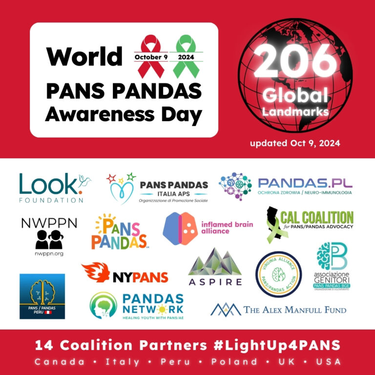 World PANS PANDAS Awareness Day Wednesday, October 9, 2024