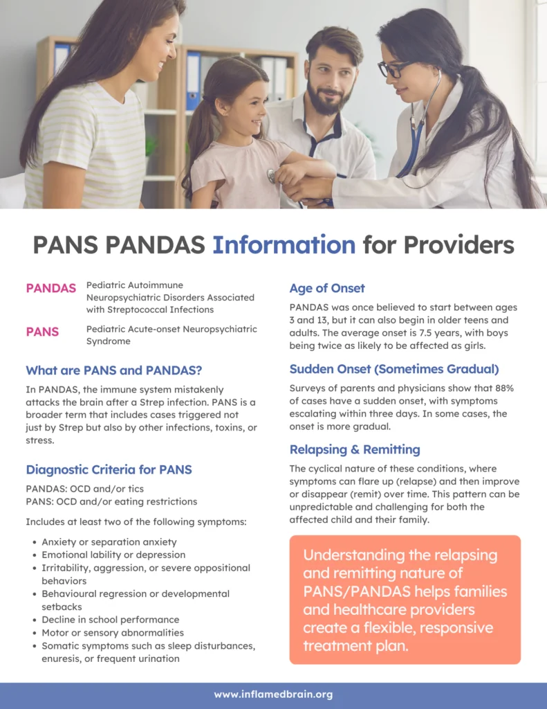 PANS Info Sheet for Providers (8.5 x 11)