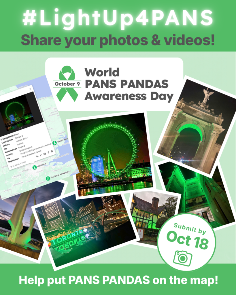 #LightUp26 - Oct 10 - Share your LightUp4PANS photos and videos